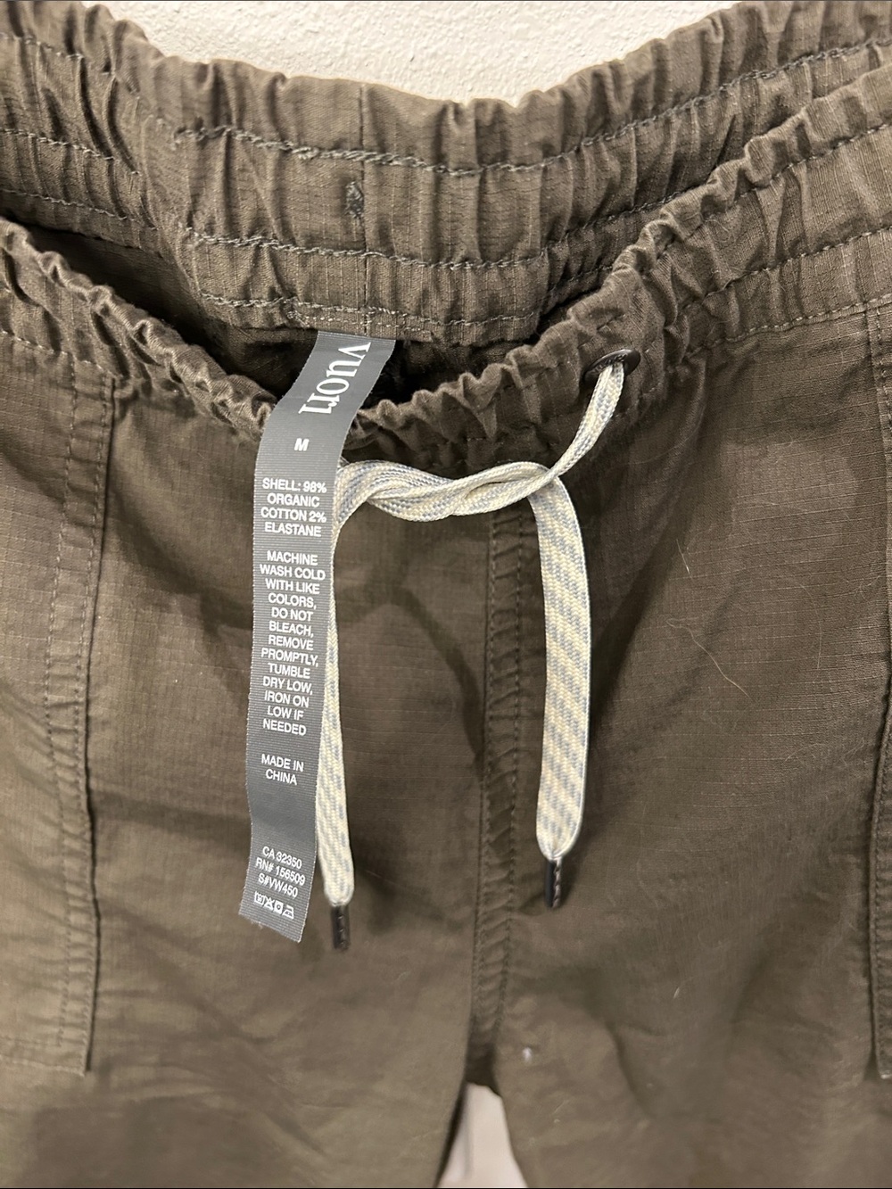 Vuori Ripstop Pants Women’s size Medium Brown/Olive Drawstring excellent & comfy - Picture 2 of 6